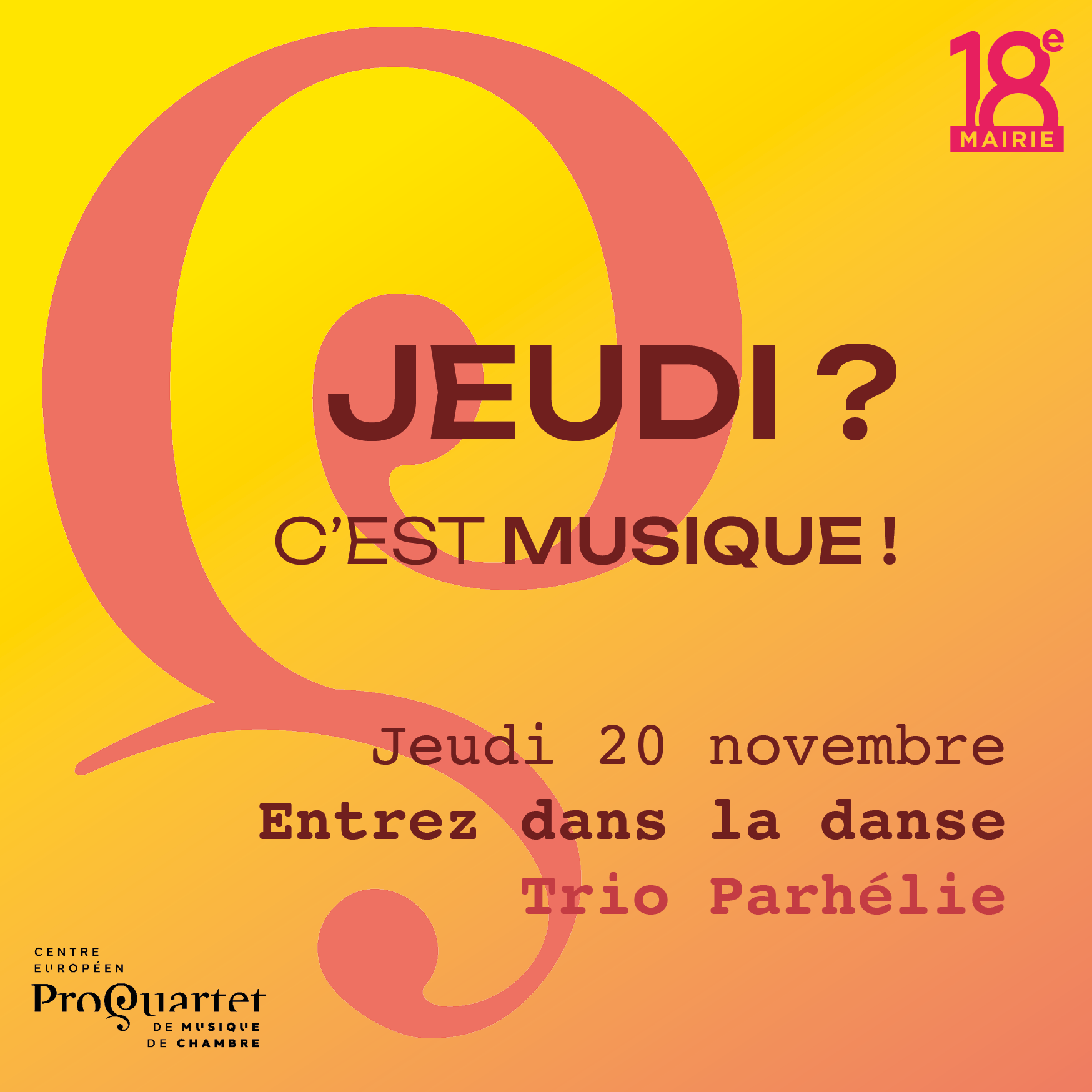 Jeudi 20 novembre