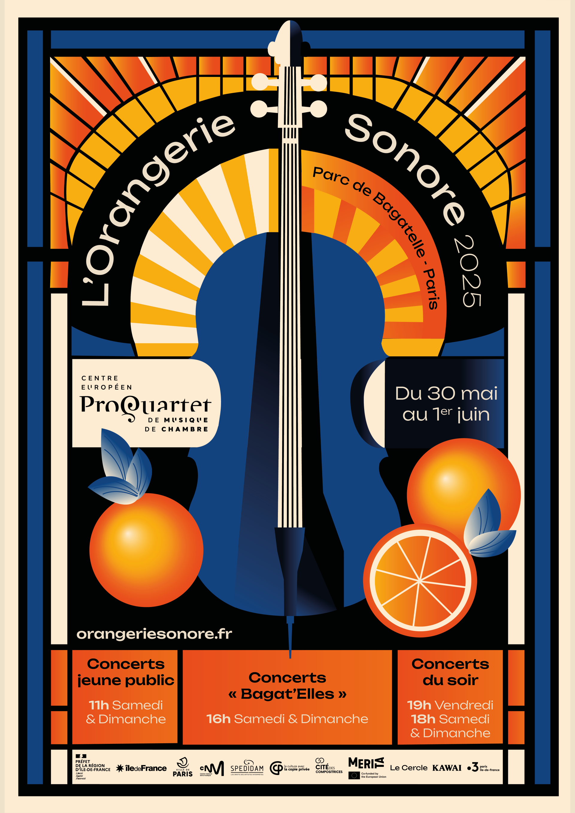 Affiche Orangerie Sonore 2025